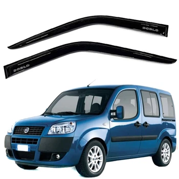 Дефлектори вікон вітровики FIAT Doblo 2d 2000-2010 Voron Glass