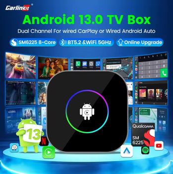 Адаптер CarlinKit R2 TBox Ambient 4GB / 64GB - Carplay/YouTube/Netflix
