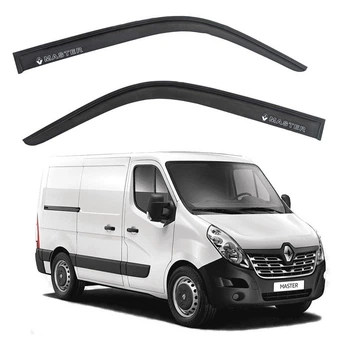 Дефлектори вікон вітровики Renault Master Movano 2003- / 2010- Скотч 3M Voron Glass