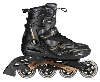 Ролики Nils Extreme NA2150 Чорно-Золоті роз. 46 (5907695593402)