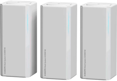 Маршрутизатор Xiaomi Mesh System AX3000 NE EU 3 pack (DVB4486GL) WiFi6 / AX3000 / 1Гбит/с