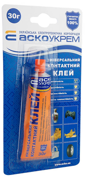 Універсальний Контактний Неопреновий клей (блістер) 1шт - 30г АСКО-УКРЕМ (A.HU-1-30)