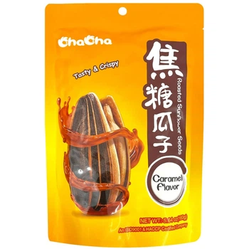 Семечки подсолнуха жареные со вкусом карамели ChaCha 160г