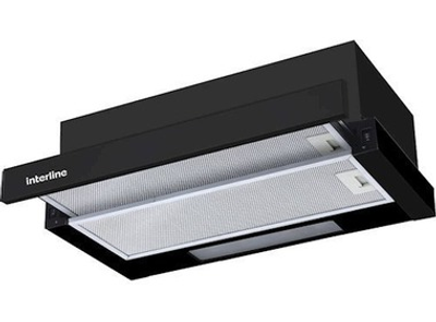Витяжка телескопічна INTERLINE SLIM BL A/60/2/T (650 м3/год, 3 швидк., кнопкове кер.) 139166
