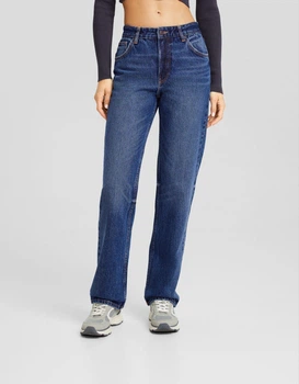 Джинси Bershka темно-синій KKNVC732 36
