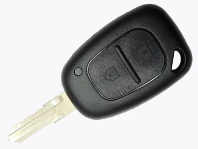Корпус ключа с кнопками Renault 2 кнопки VAC-102 без логотипа большие кнопки