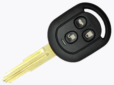 Корпус ключа с круглыми кнопками Chevrolet Lacetti 3 кнопки DWO-4R