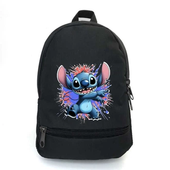 Рюкзак дитячий Ліло та Стич Cappuccino Toys (Lilo & Stitch 001-black) чорний, розмір 35 х 28 х 13 см