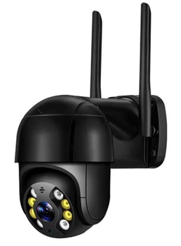 Уличная внешняя поворотная Wi-Fi IP-камера видеонаблюдения PTZ-D4 ICSEE 4.0MP с датчиком движения, записью на sd-карту и удаленным доступом с передачей на телефон
