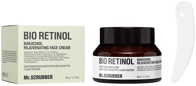 Омолаживающий крем для лица Mr.Scrubber Bio Retinol с бакучиолом 50 мл (4823109701809)