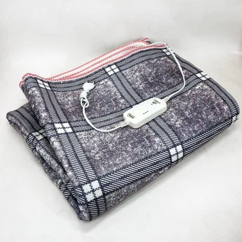 Электрическое простынь с подогревом Electric Blanket размер 70x150 см серое (405584)