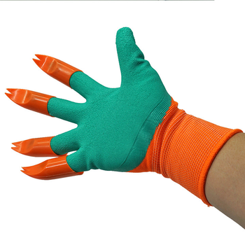Садовые перчатки Пластик с раздвоенными когтями Garden Genie Gloves (SN9QI10122)