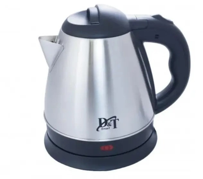 Электрочайник 1.2 л из нержавеющей стали D&T DT-8122 1500W (SN9QI3862)