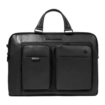 Сумка для ноутбука Piquadro Liko (W131) Black CA5981W131_N мужская черная кожаная 16-17 дюймов