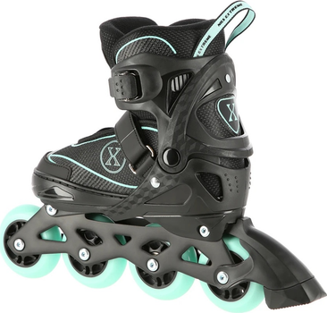 Łyżworolki Nils Extreme NA11008 Czarno-Miętowe roz. L (39-42) (5907695599602)