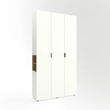 Шафа Metkas Home A015L 1200 x 420 x 2300 мм ЛДСП Білий Сніг - Дуб Артізан (MA015L-BD)