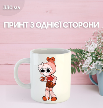 Кружка У Світі Денді Roblox Dandy's World з принтом керамічна чашка 330 мл Uk_611