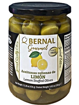 Оливки Bernal з лимоном 436г Іспанія