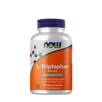 Триптофан L-Tryptophan Now Foods 500 мг 60 капсул