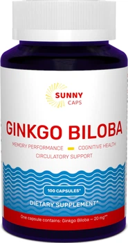 Гинкго билоба Sunny Caps 20 мг 100 капсул (SUN-530814)