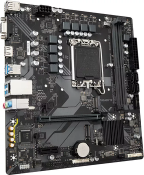 Материнська плата Socket_1700 GigaByte B760M H DDR4 (mATX, B760, 2x DDR4 max. 64GB)