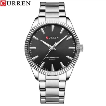 Мужские часы Curren 8425 Silver-Black (A-041269)