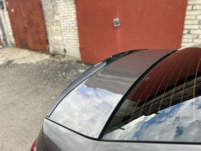 Спойлер LIP (Sunplex, черный) (118,5см*5,5см) для Peugeot 301