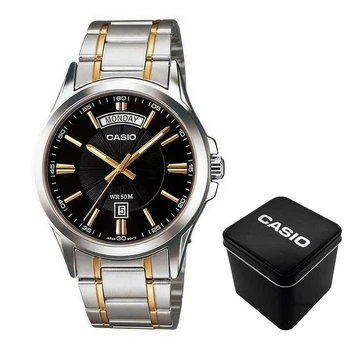 Мужские часы Casio MTP-1381G-1A Серебристые ( AT1141-0258 )