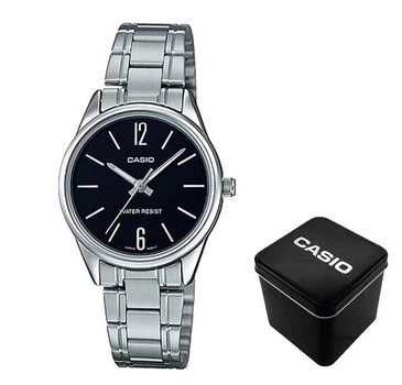 Женские часы Casio LTP-V005D-1B Серебристые ( AT1141-0004 )
