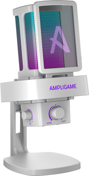 Микрофон конденсаторный Fifine Ampligame Q8PROW USB White