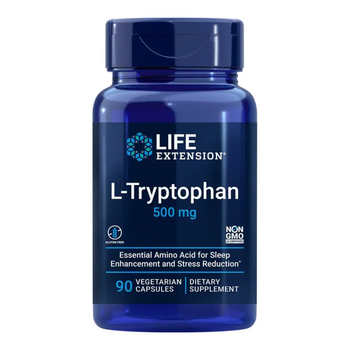 Триптофан Life Extension L-Tryptophan 500 мг 90 капсул