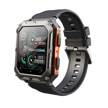 Часы наручные Modfit Iron Black-Orange
