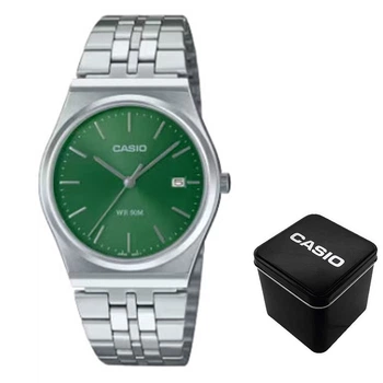 Мужские часы Casio MTP-B145D-3A Серебристые ( AT1141-0266 )