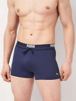 Плавки пляжні чоловічі Puma Swim Men Logo Swim Trun 90765701 L Темно-сині (8718824813868)