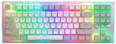 Клавиатура проводная Hator Gravity TKL US layout USB White (HTK561)
