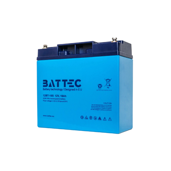Аккумулятор свинцово-кислотный BATTEC 12BT-18S AGM 18А/ч 12В
