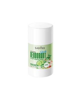 Дезодорант-антиперспірант в стіку для жінок огірок та м'ята Sadoer Deodorant Stick For Women Cucumber Mint