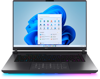 Ноутбук ASUS ROG Strix G16 (2025) G615LW-S5131W (90NR0LG1-M00670) Eclipse Gray / 16" IPS WQXGA 240 Гц / Intel Core Ultra 9 275HX / RAM 64 ГБ / SSD 2 ТБ / RTX 5080, 16 ГБ / 4-Zone RGB / Зарядка по USB / Рюкзак