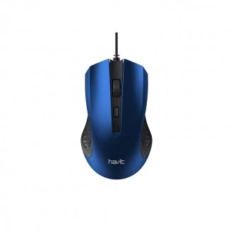 Проводная мышь HAVIT HV-MS752 USB (1000 DPI, 4 кнопки) Синий
