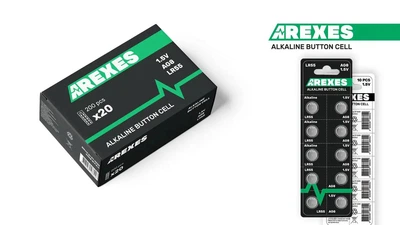 Батарейка Arexes AG8 LR55 1.5v alkaline ціна за блістер