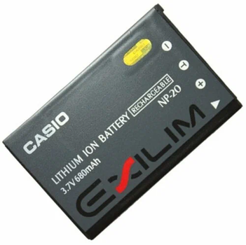 Акумулятор для CASIO NP-20 (NP-20DBA, CNP-20), 680 mAh