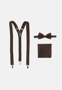 Комплект: Підтяжки, метелик, xустинка Pier One Світло-коричневий PI952R037-O12r