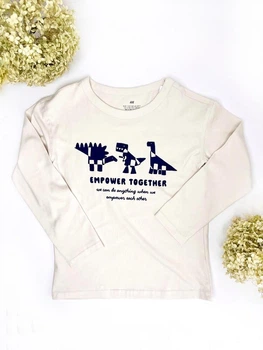 Кофта H&M 128 см бежевий артикул Л897