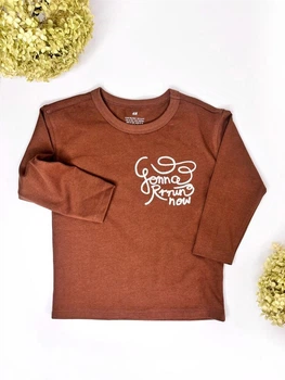 Кофта H&M 104 см коричневий артикул Л902