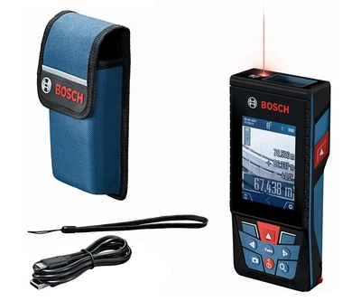 Лазерний далекомір Bosch GLM 150-27 C (3.6V, 150 м, червоний) з функцією Bluetooth (25259)