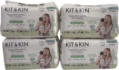 Екологічні біорозкладні підгузки Kit & Kin 1 розміру 2-5 кг BOX 152 шт