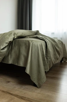 Простирадло Cozy 230x260 см без резинки Мох