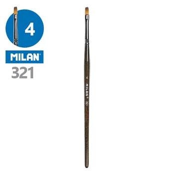 Кисть Milan 321 синтетика плоская №4