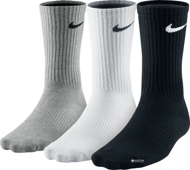 Набор мужских носков высоких хлопковых Nike U Nk Perf Ltwt Crew SX4704-901 42-45 (L) 3 пары (884726572788)