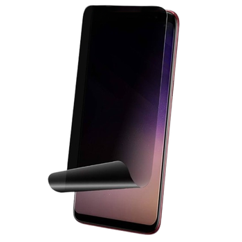 Противоударная гидрогелевая пленка Privacy HD Glossy для ZTE Blade A75 4g (Антишпион, глянцевая)